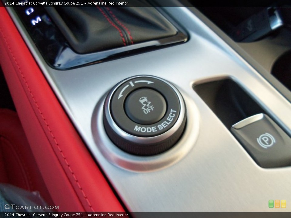 Adrenaline Red Interior Controls for the 2014 Chevrolet Corvette Stingray Coupe Z51 #87844133