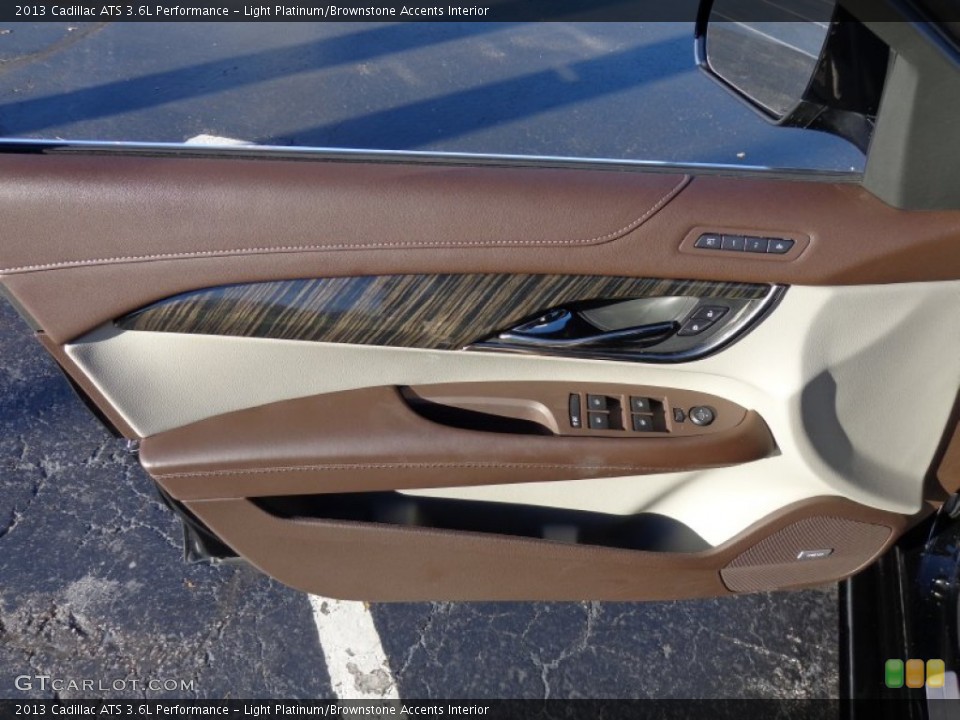 Light Platinum/Brownstone Accents Interior Door Panel for the 2013 Cadillac ATS 3.6L Performance #87845369