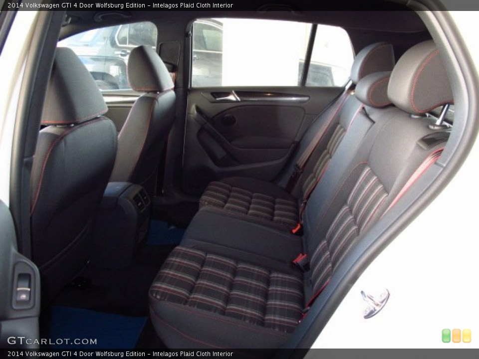 Intelagos Plaid Cloth Interior Rear Seat for the 2014 Volkswagen GTI 4 Door Wolfsburg Edition #87846410