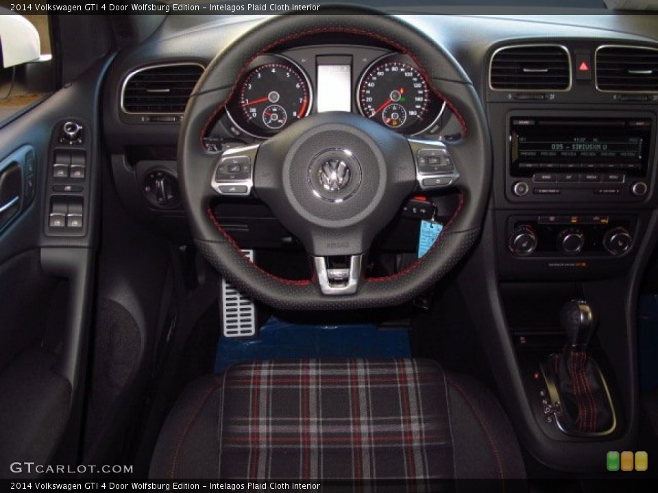 Intelagos Plaid Cloth Interior Dashboard for the 2014 Volkswagen GTI 4 Door Wolfsburg Edition #87846434