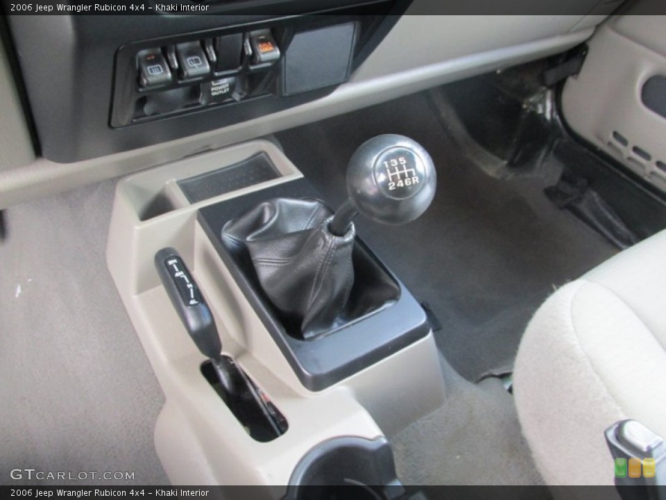 Khaki Interior Transmission for the 2006 Jeep Wrangler Rubicon 4x4 #87847055