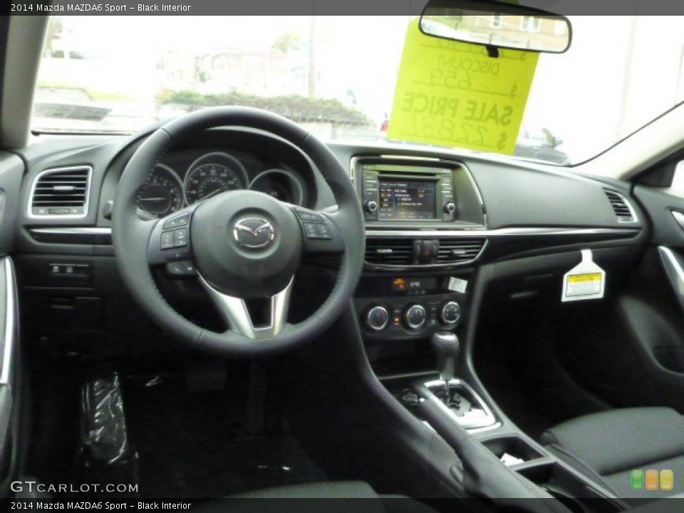 Black Interior Dashboard for the 2014 Mazda MAZDA6 Sport #87849962