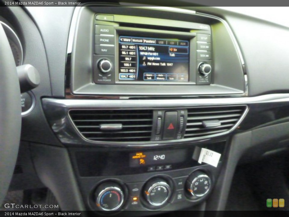 Black Interior Controls for the 2014 Mazda MAZDA6 Sport #87850076