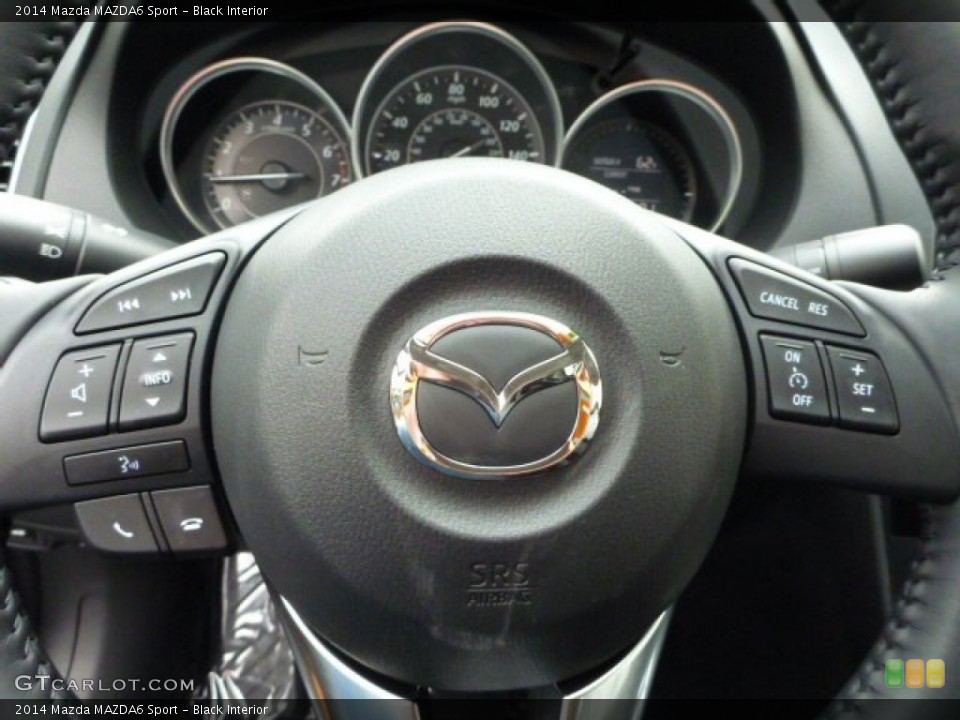 Black Interior Controls for the 2014 Mazda MAZDA6 Sport #87850145