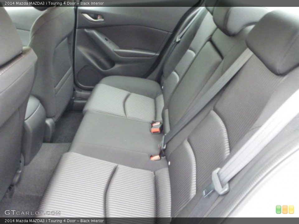 Black Interior Rear Seat for the 2014 Mazda MAZDA3 i Touring 4 Door #87850399