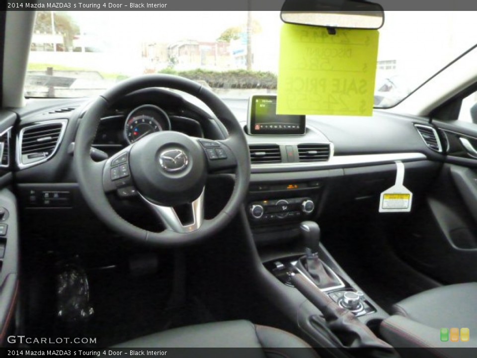 Black Interior Dashboard for the 2014 Mazda MAZDA3 s Touring 4 Door #87850859