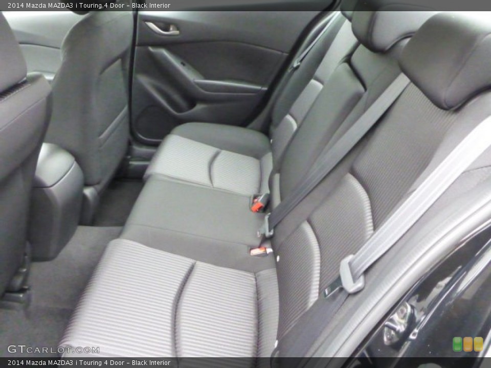 Black Interior Rear Seat for the 2014 Mazda MAZDA3 i Touring 4 Door #87852581