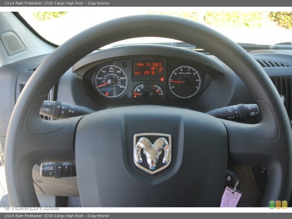 Gray Interior Steering Wheel for the 2014 Ram ProMaster 1500 Cargo High Roof #87852833