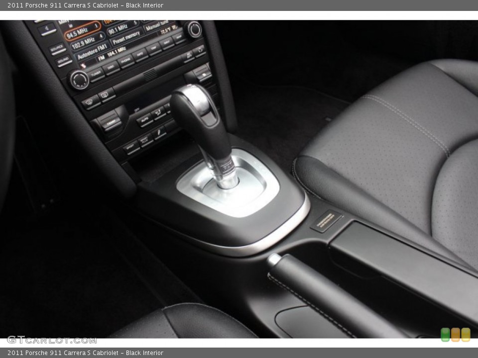 Black Interior Transmission for the 2011 Porsche 911 Carrera S Cabriolet #87855851