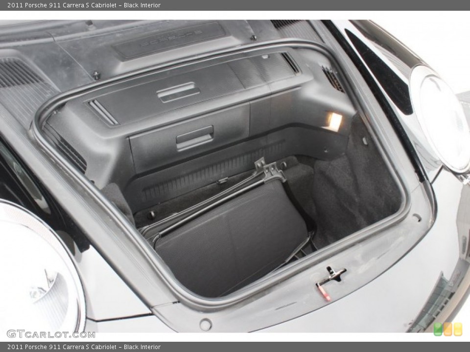 Black Interior Trunk for the 2011 Porsche 911 Carrera S Cabriolet #87856217