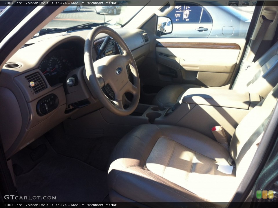 Medium Parchment Interior Front Seat for the 2004 Ford Explorer Eddie Bauer 4x4 #87859136