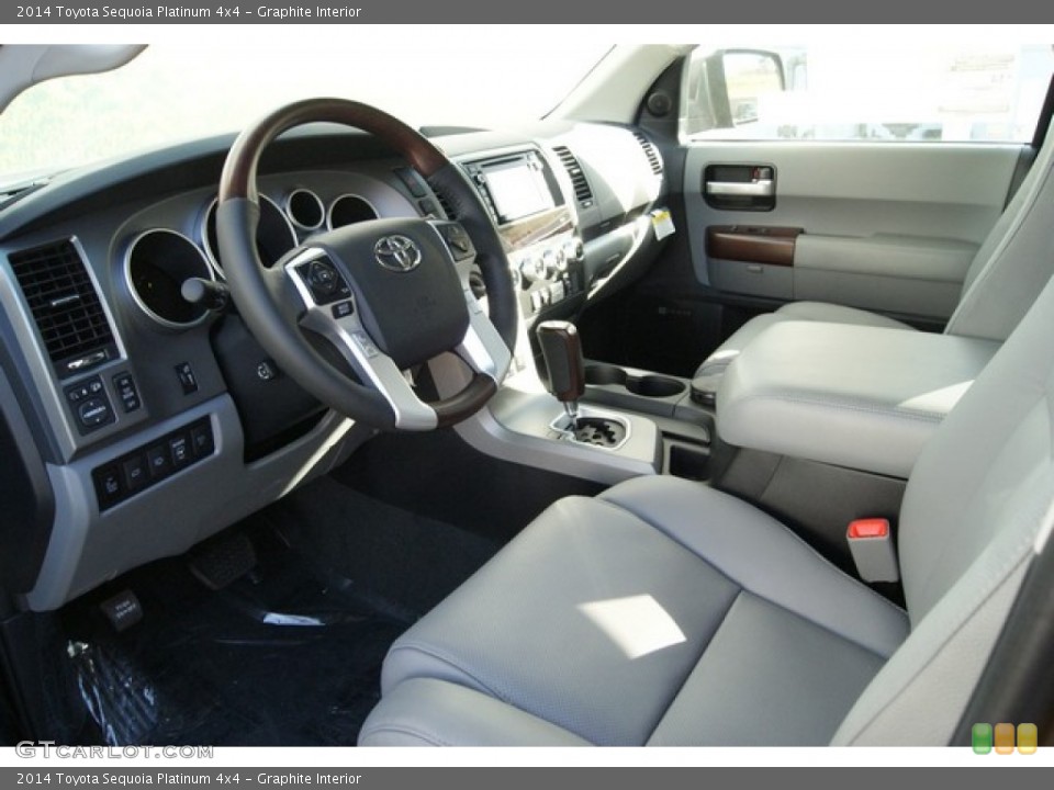 Graphite Interior Photo for the 2014 Toyota Sequoia Platinum 4x4 #87859151