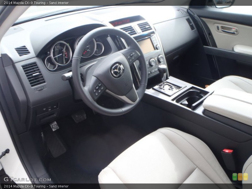 Sand Interior Prime Interior for the 2014 Mazda CX-9 Touring #87867805