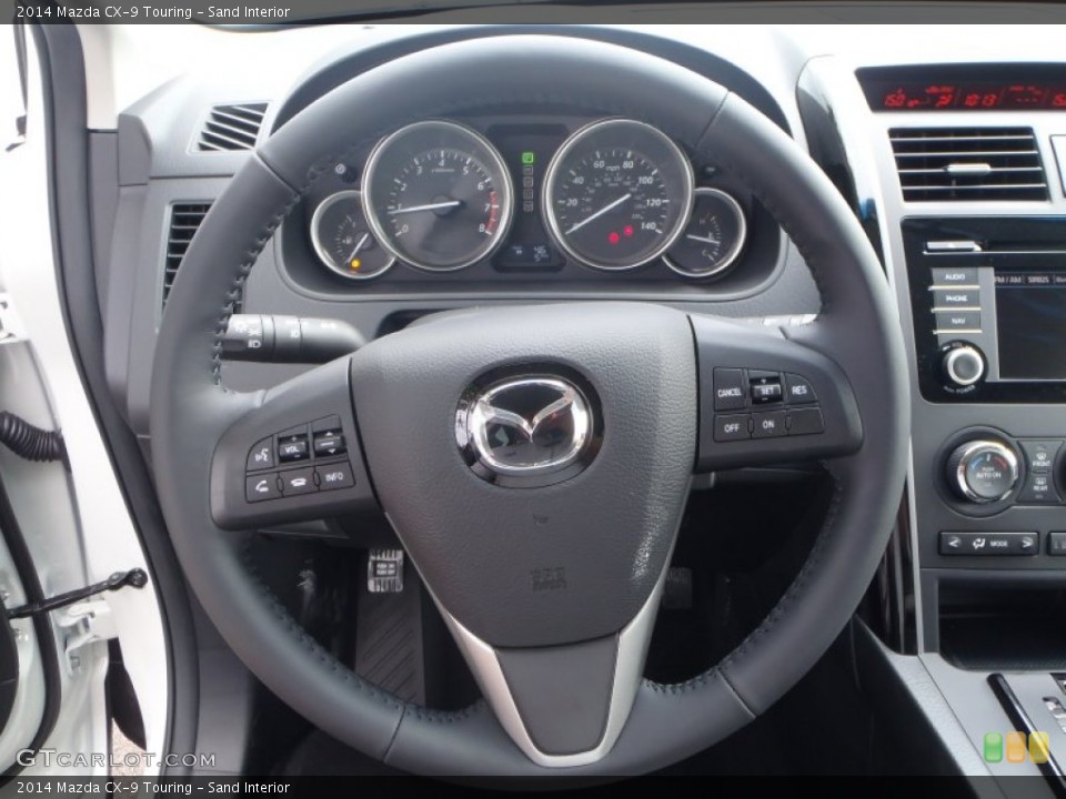 Sand Interior Steering Wheel for the 2014 Mazda CX-9 Touring #87867874