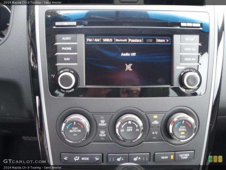 Sand Interior Controls for the 2014 Mazda CX-9 Touring #87867916