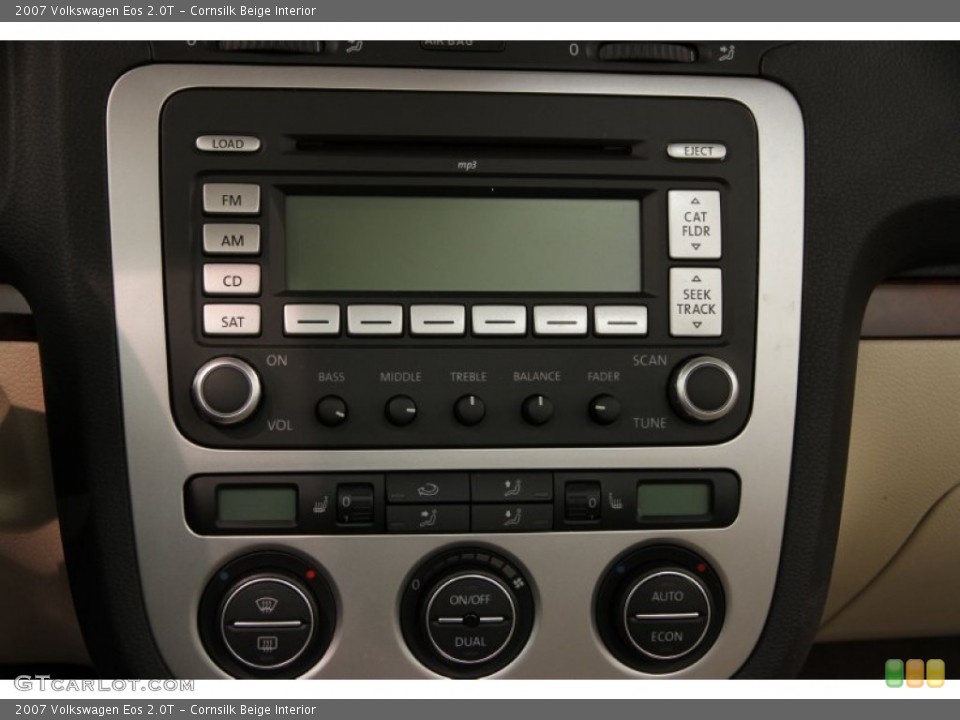Cornsilk Beige Interior Controls for the 2007 Volkswagen Eos 2.0T #87868011