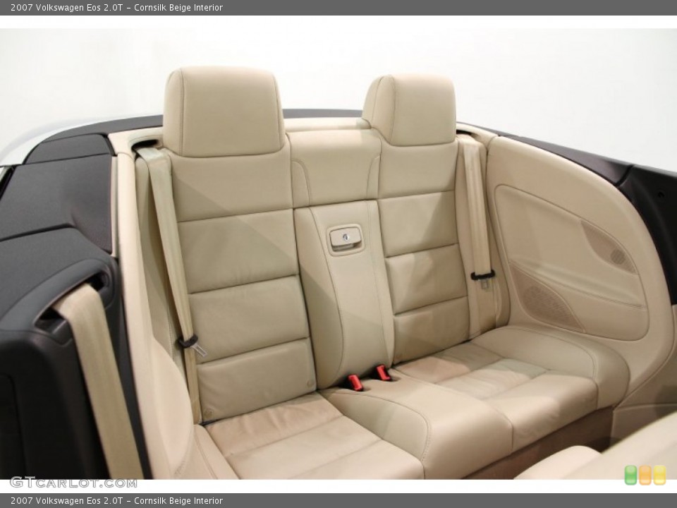 Cornsilk Beige Interior Rear Seat for the 2007 Volkswagen Eos 2.0T #87868126