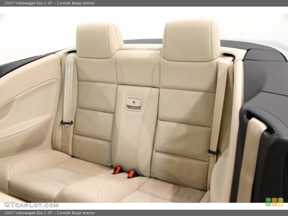 Cornsilk Beige Interior Rear Seat for the 2007 Volkswagen Eos 2.0T #87868150