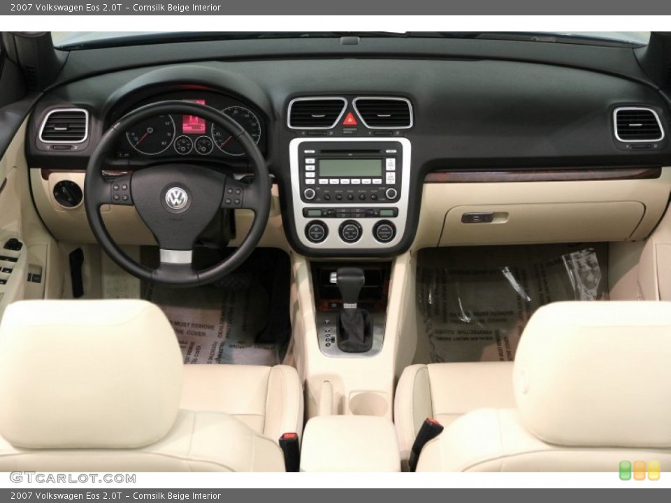 Cornsilk Beige Interior Dashboard for the 2007 Volkswagen Eos 2.0T #87868171