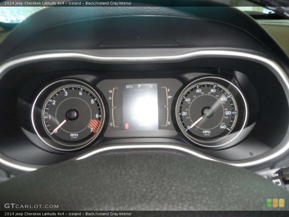 Iceland - Black/Iceland Gray Interior Gauges for the 2014 Jeep Cherokee Latitude 4x4 #87870064