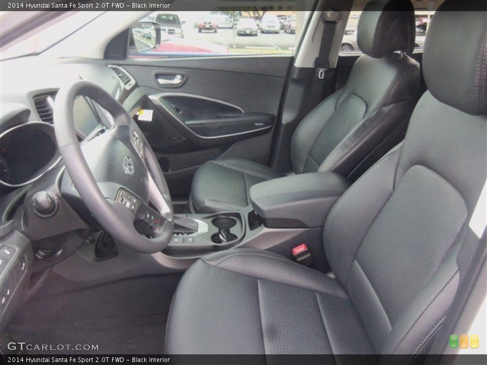 Black Interior Front Seat for the 2014 Hyundai Santa Fe Sport 2.0T FWD #87873427