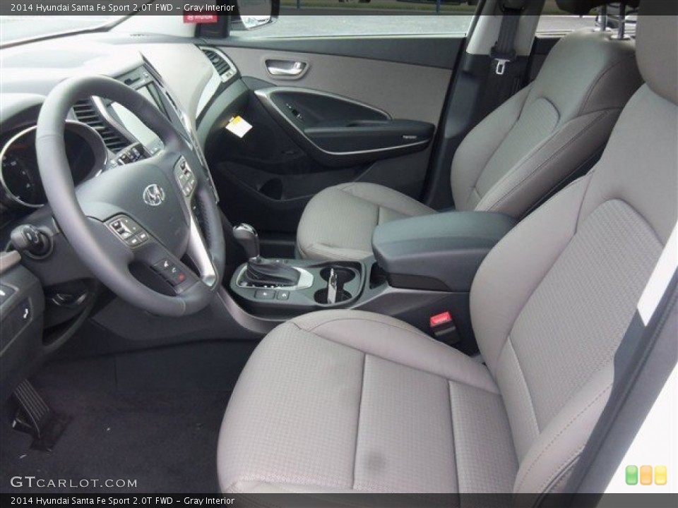 Gray Interior Front Seat for the 2014 Hyundai Santa Fe Sport 2.0T FWD #87873553