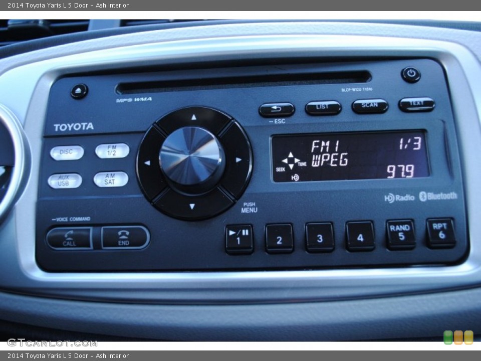 Ash Interior Audio System for the 2014 Toyota Yaris L 5 Door #87873926
