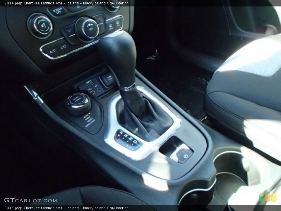 Iceland - Black/Iceland Gray Interior Transmission for the 2014 Jeep Cherokee Latitude 4x4 #87880333