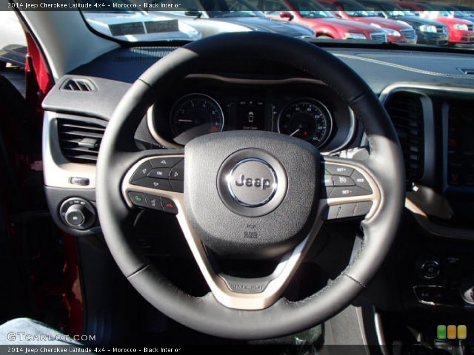 Morocco - Black Interior Steering Wheel for the 2014 Jeep Cherokee Latitude 4x4 #87883567