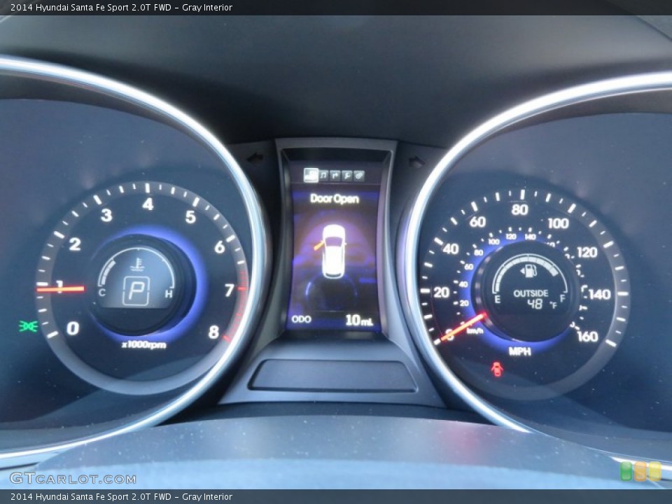 Gray Interior Gauges for the 2014 Hyundai Santa Fe Sport 2.0T FWD #87885844