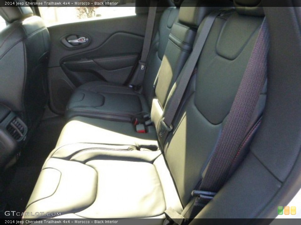 Morocco - Black Interior Rear Seat for the 2014 Jeep Cherokee Trailhawk 4x4 #87887665