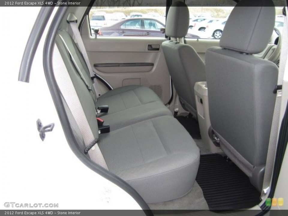 Stone Interior Rear Seat for the 2012 Ford Escape XLS 4WD #87887764