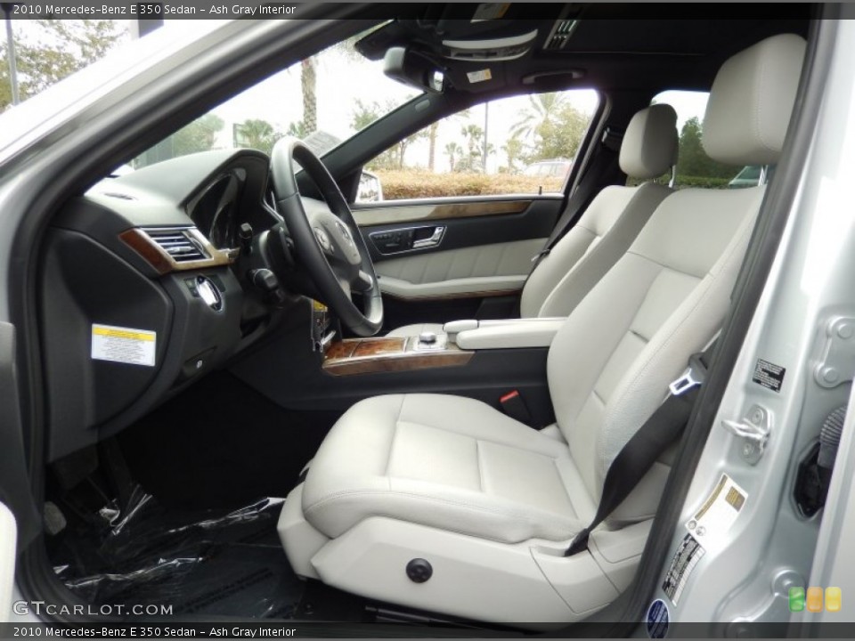 Ash Gray Interior Photo for the 2010 Mercedes-Benz E 350 Sedan #87888382