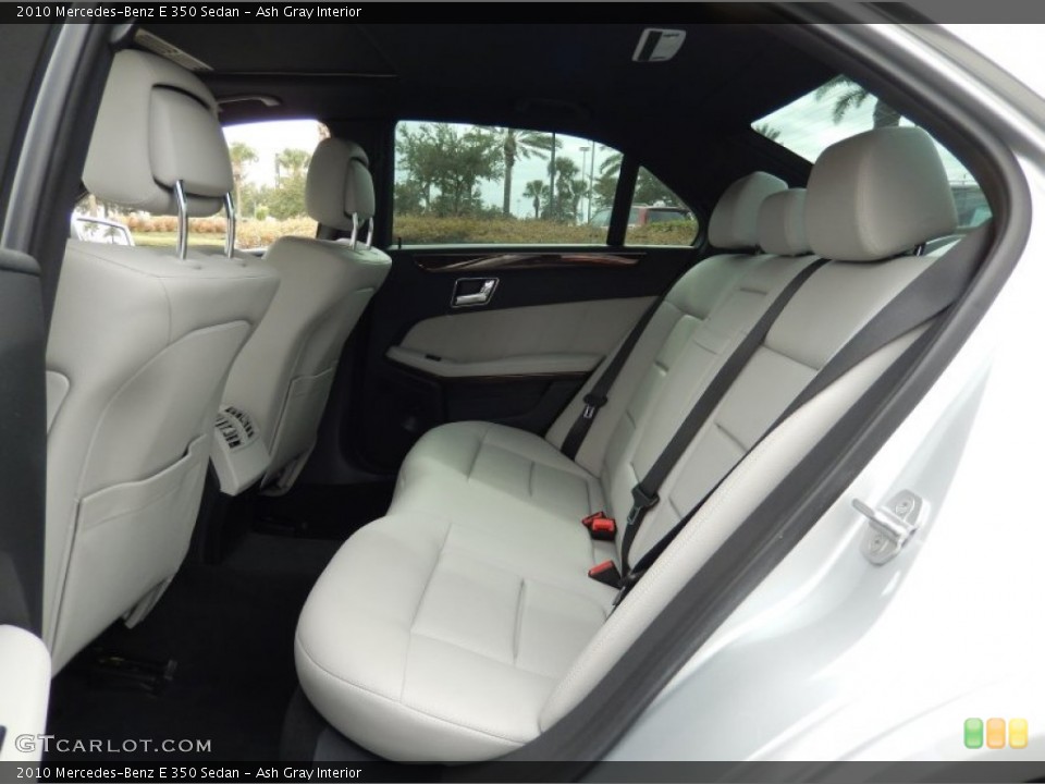 Ash Gray Interior Rear Seat for the 2010 Mercedes-Benz E 350 Sedan #87888463