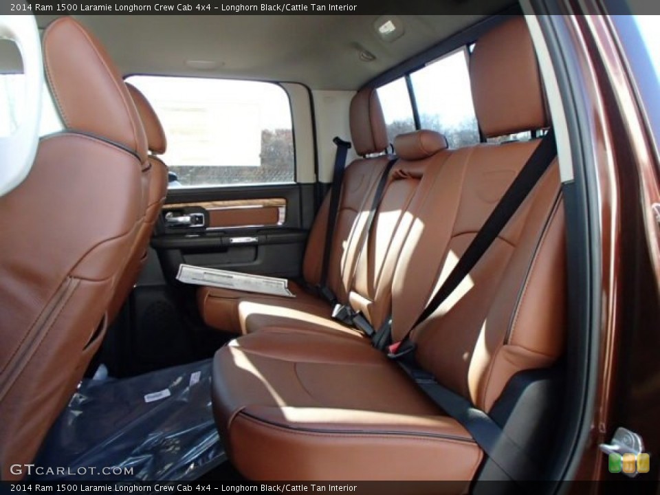 Longhorn Black/Cattle Tan Interior Rear Seat for the 2014 Ram 1500 Laramie Longhorn Crew Cab 4x4 #87888529