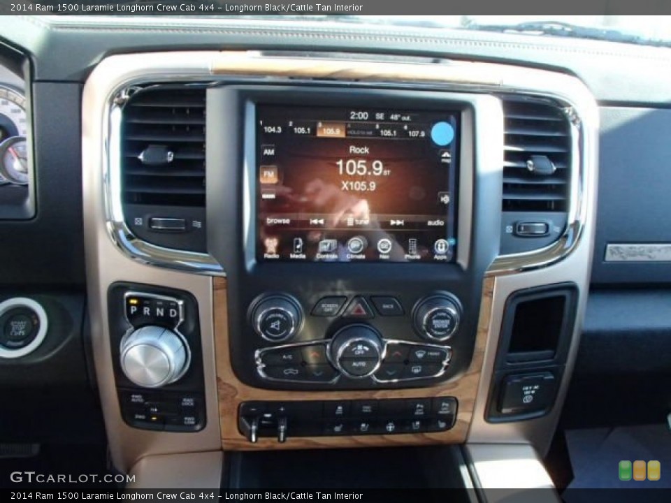 Longhorn Black/Cattle Tan Interior Controls for the 2014 Ram 1500 Laramie Longhorn Crew Cab 4x4 #87888619