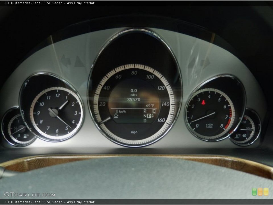 Ash Gray Interior Gauges for the 2010 Mercedes-Benz E 350 Sedan #87888652