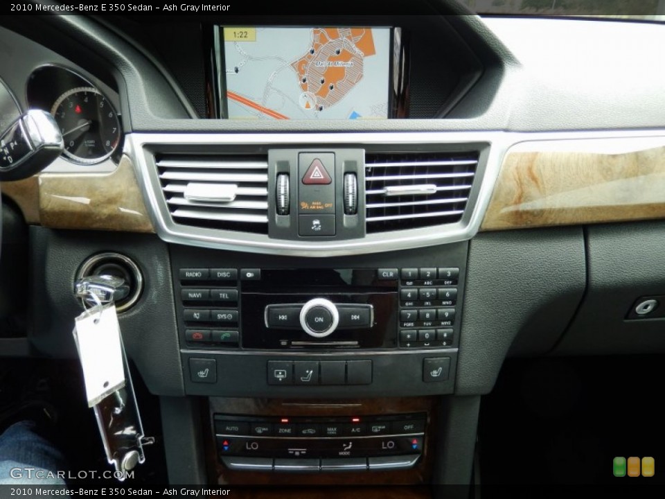 Ash Gray Interior Controls for the 2010 Mercedes-Benz E 350 Sedan #87888679