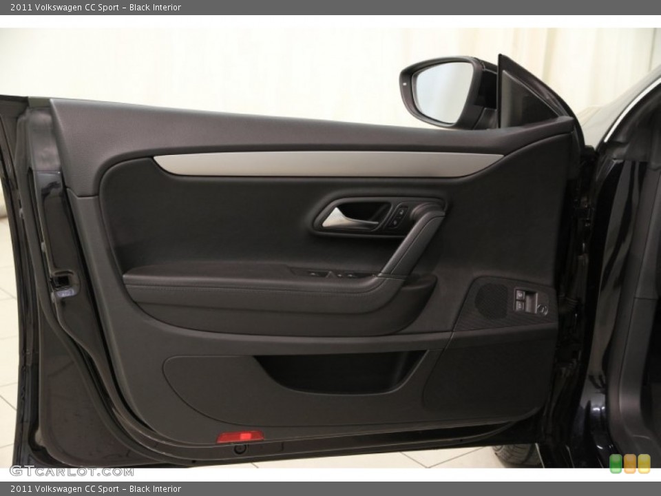 Black Interior Door Panel for the 2011 Volkswagen CC Sport #87889888