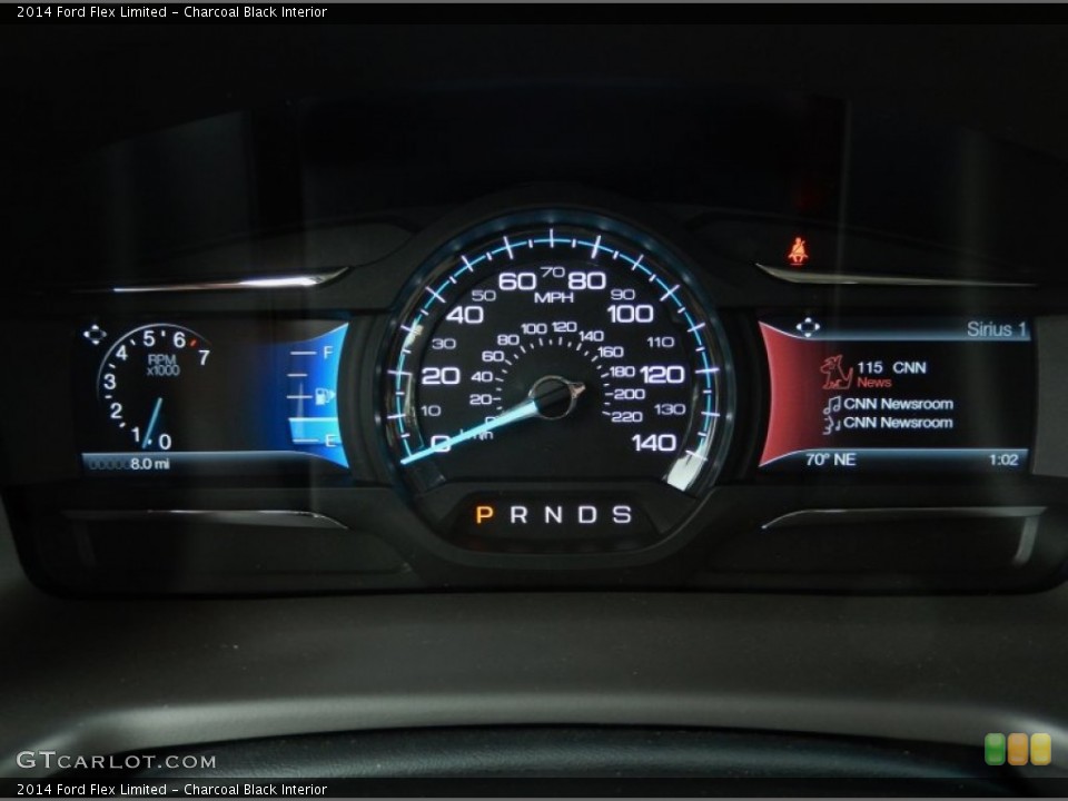 Charcoal Black Interior Gauges for the 2014 Ford Flex Limited #87896254