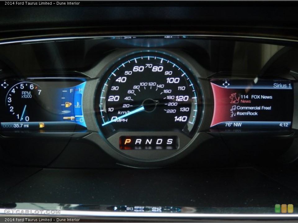 Dune Interior Gauges for the 2014 Ford Taurus Limited #87897463