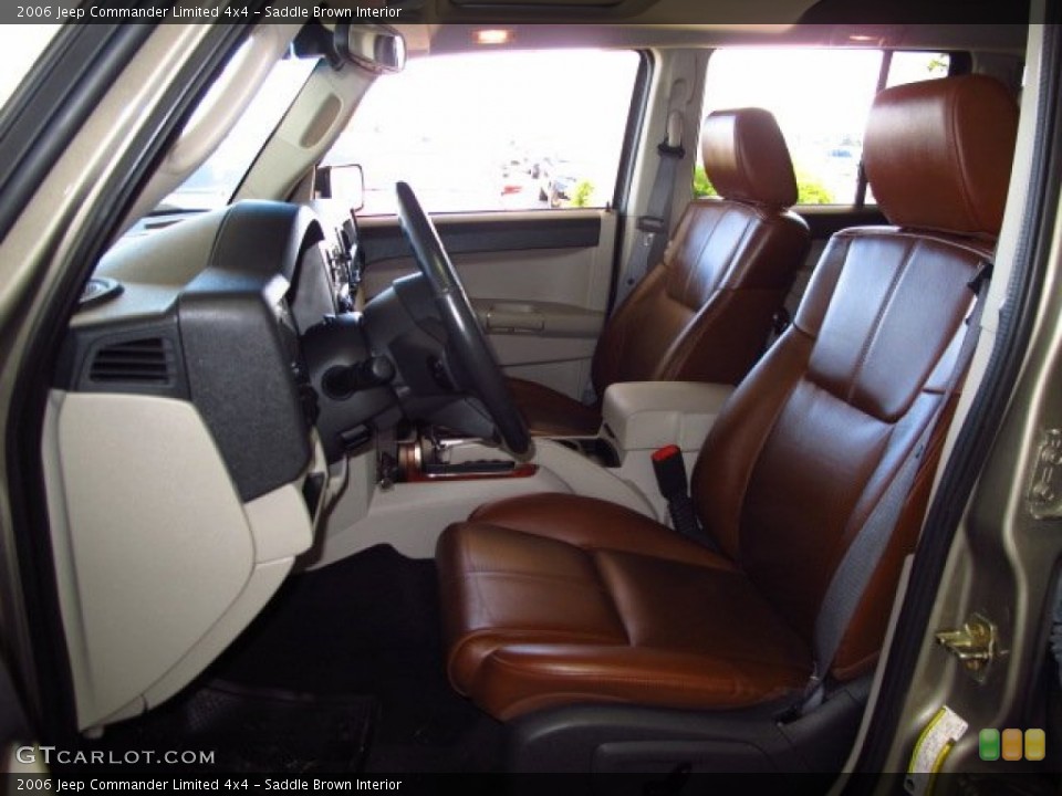 Saddle Brown Interior Photo for the 2006 Jeep Commander Limited 4x4 #87898282