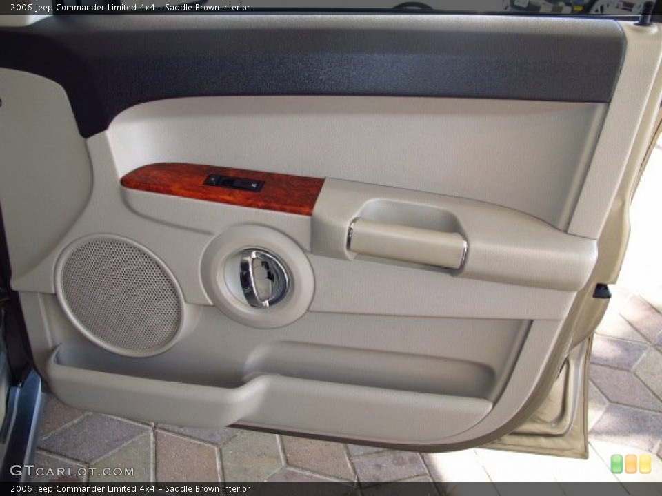 Saddle Brown Interior Door Panel for the 2006 Jeep Commander Limited 4x4 #87898411