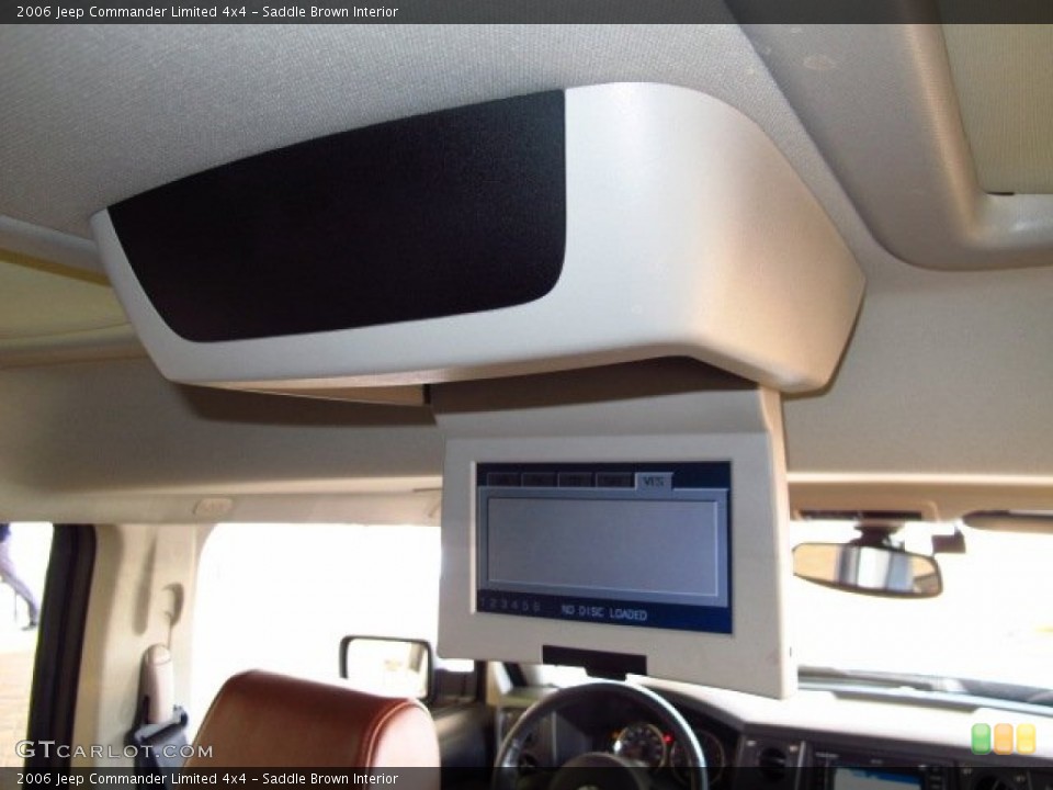Saddle Brown Interior Entertainment System for the 2006 Jeep Commander Limited 4x4 #87898516