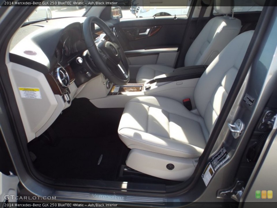 Ash/Black 2014 Mercedes-Benz GLK Interiors