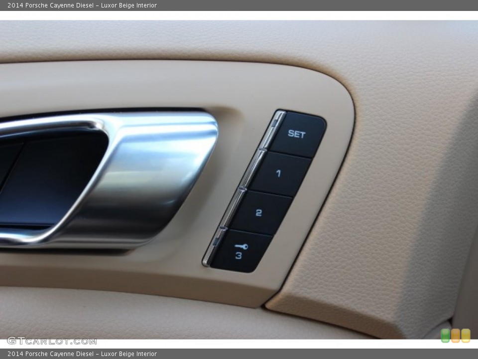 Luxor Beige Interior Controls for the 2014 Porsche Cayenne Diesel #87906051