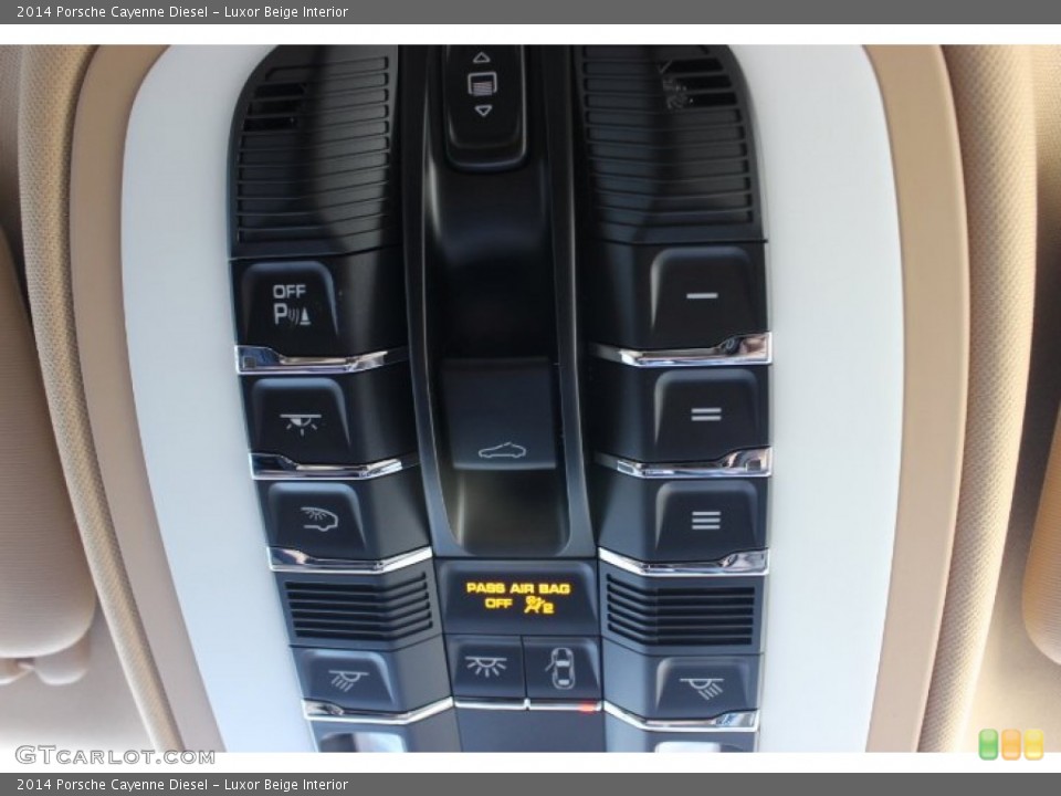Luxor Beige Interior Controls for the 2014 Porsche Cayenne Diesel #87906136