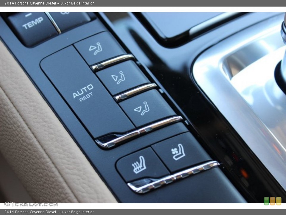 Luxor Beige Interior Controls for the 2014 Porsche Cayenne Diesel #87906181