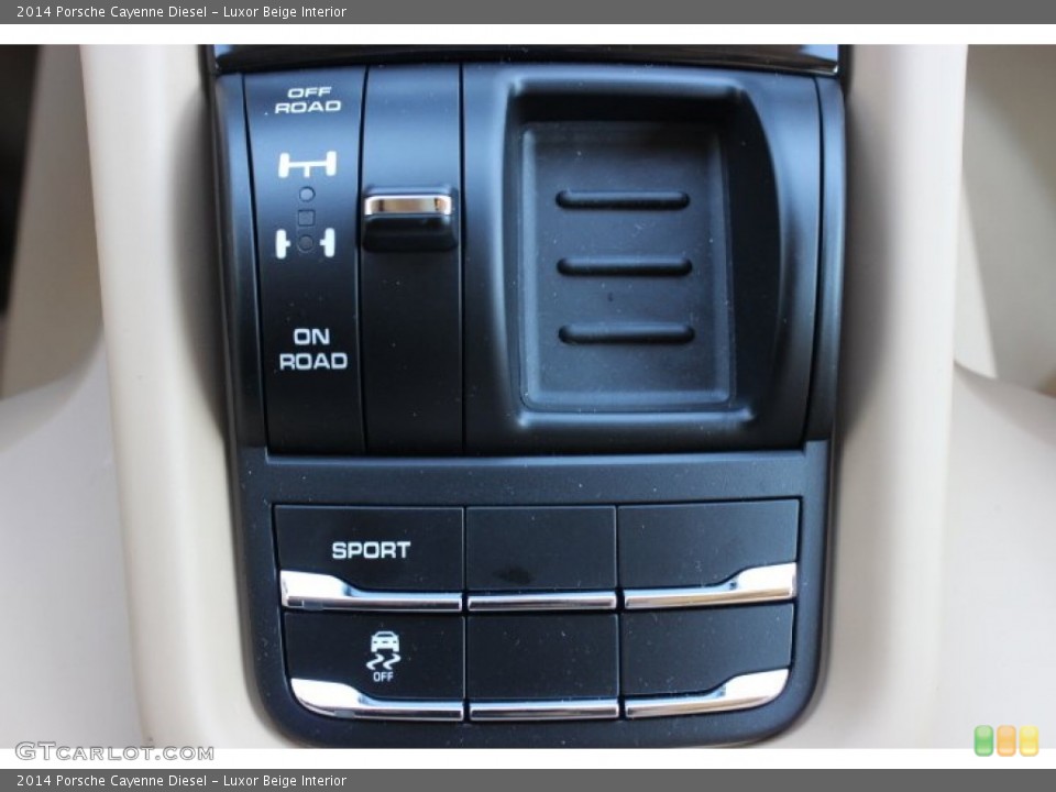 Luxor Beige Interior Controls for the 2014 Porsche Cayenne Diesel #87906193