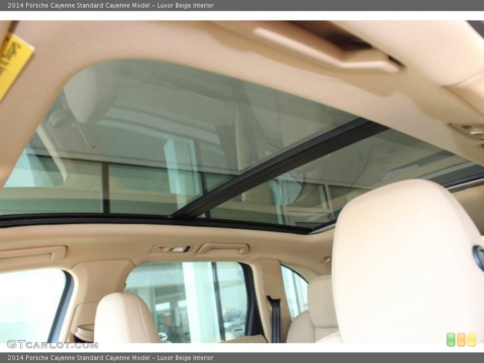 Luxor Beige Interior Sunroof for the 2014 Porsche Cayenne  #87906571